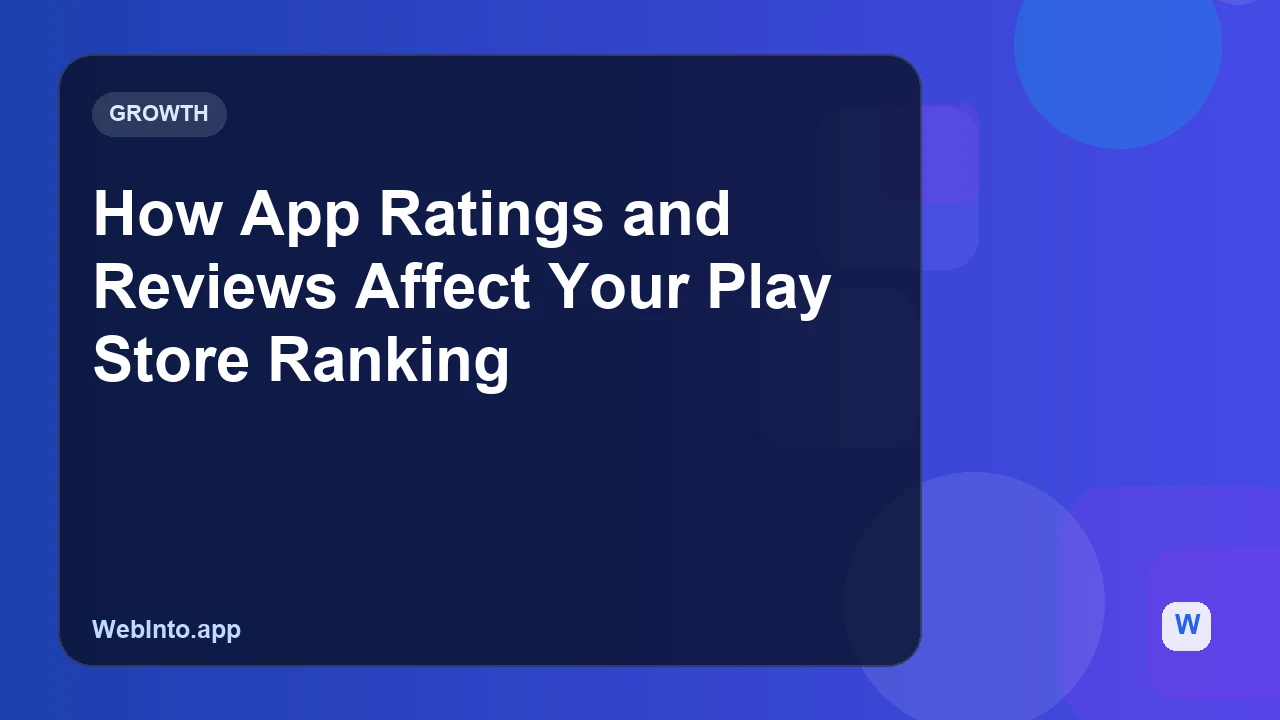 How App Ratings and Reviews Affect Your Play Store Ranking
