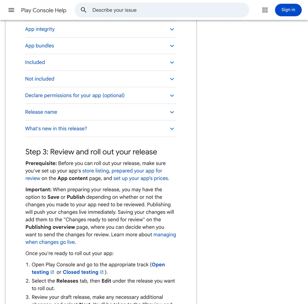 Review and roll out a release to production